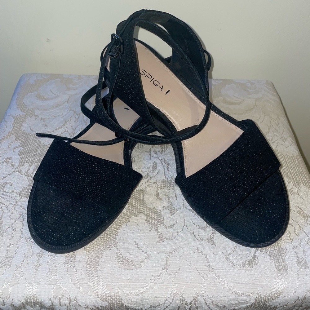 Via Spiga Black Sandals Sz 8.5